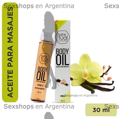 Aceite corporal sabor a Vainilla 30ml